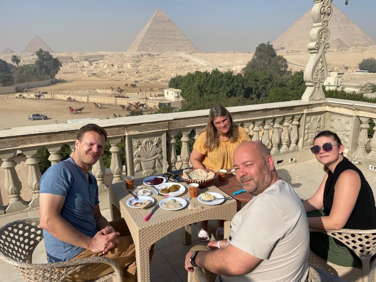 Sphinx Palace Pyramids View Inn Kafret el-Gabal المظهر الخارجي الصورة