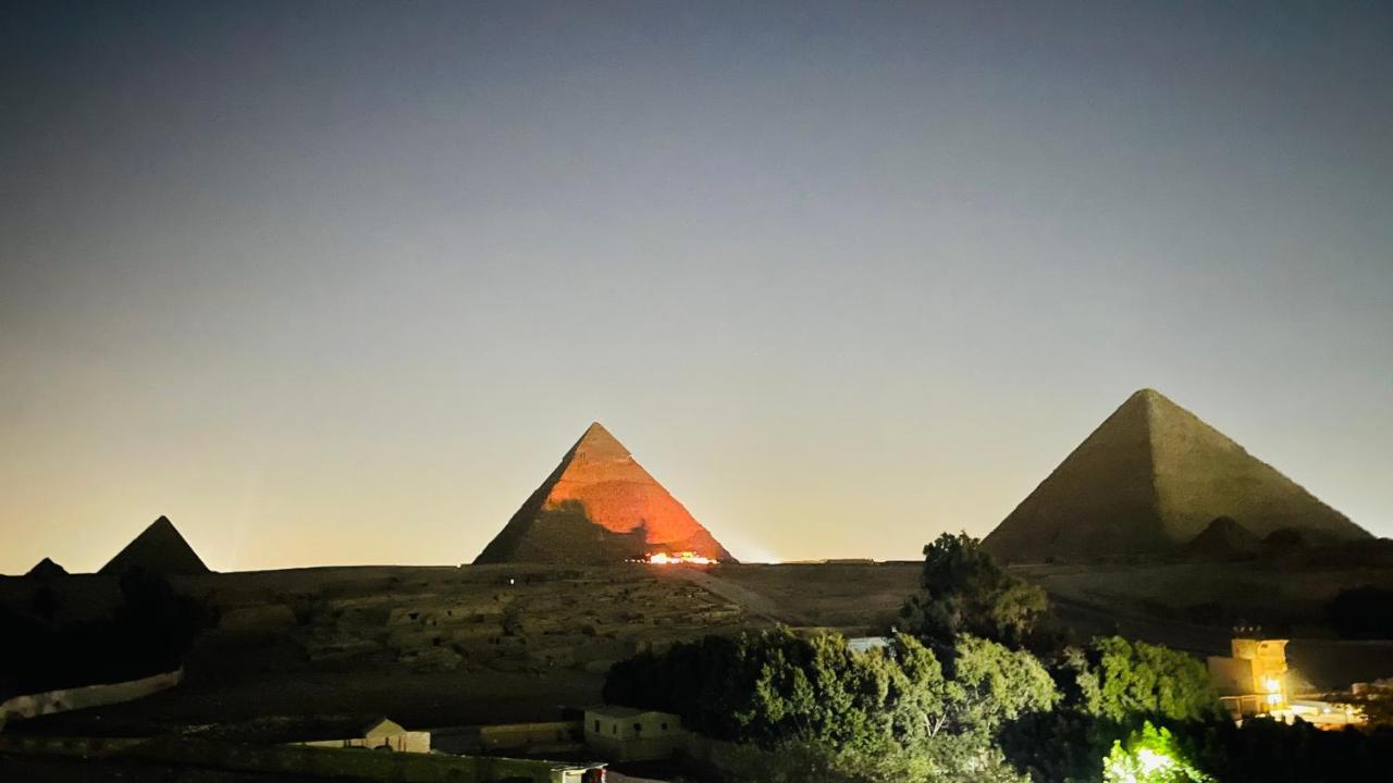 Sphinx Palace Pyramids View Inn Kafret el-Gabal المظهر الخارجي الصورة
