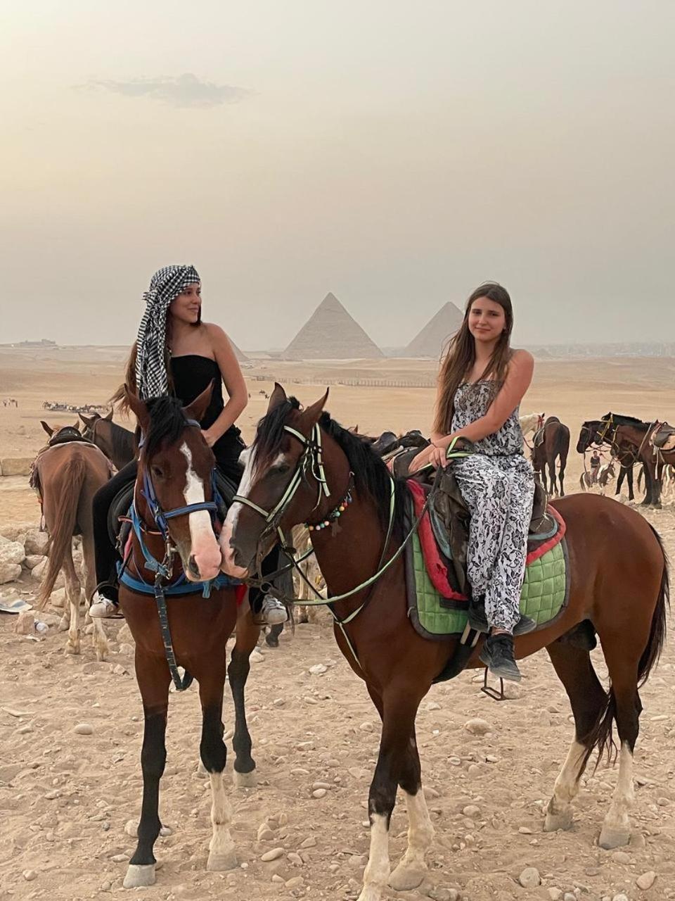 Sphinx Palace Pyramids View Inn Kafret el-Gabal المظهر الخارجي الصورة