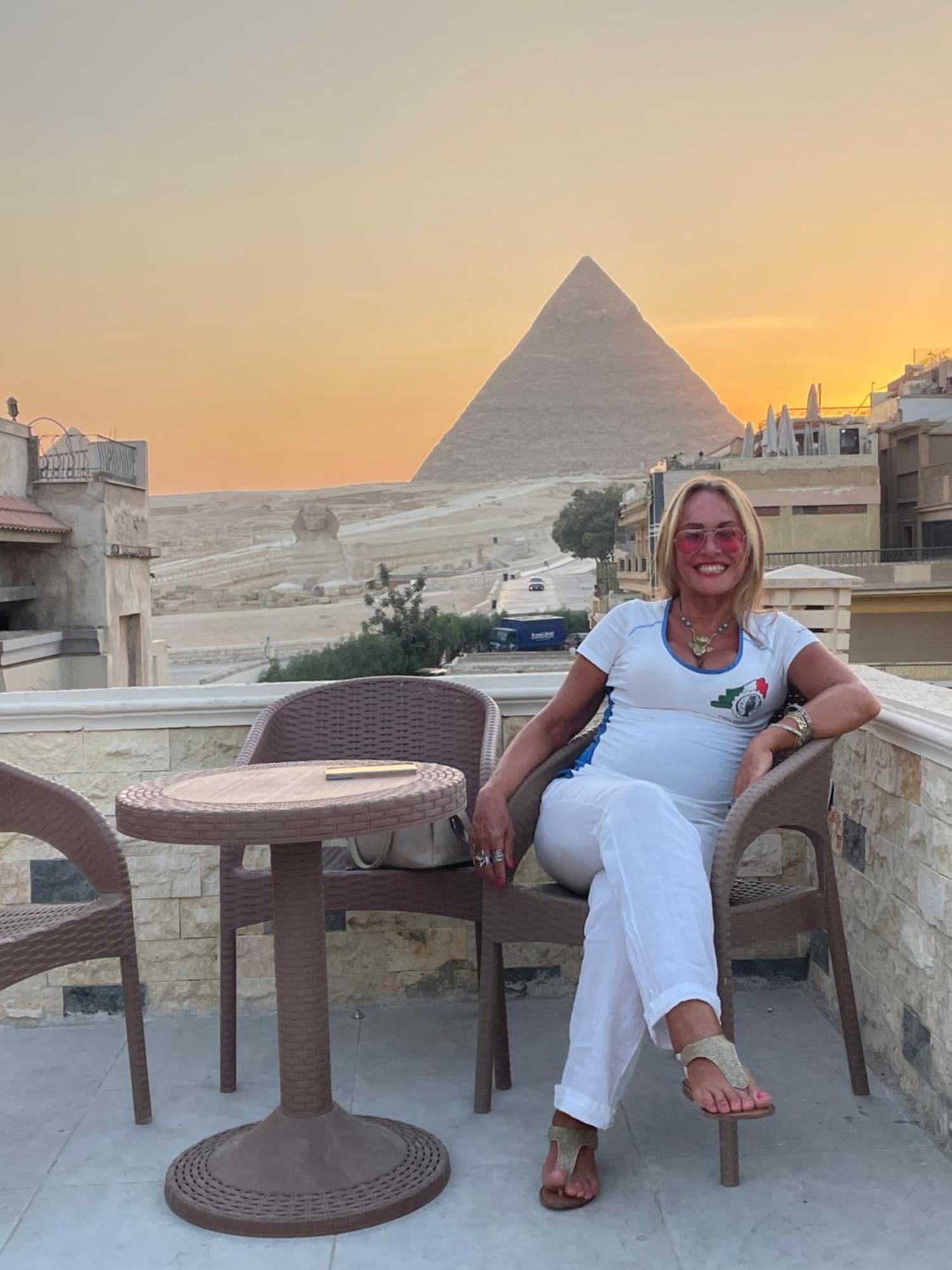 Sphinx Palace Pyramids View Inn Kafret el-Gabal المظهر الخارجي الصورة